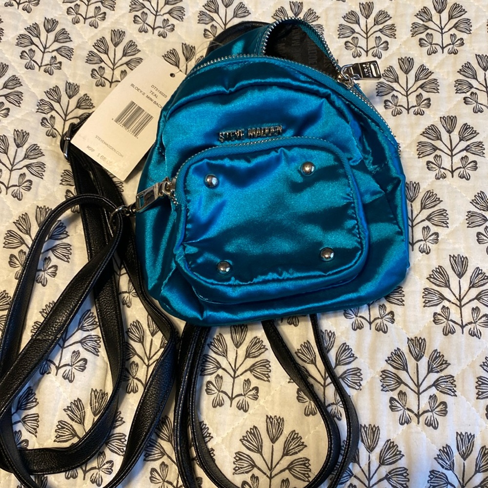 Teal Steve Madden Mini Backpack